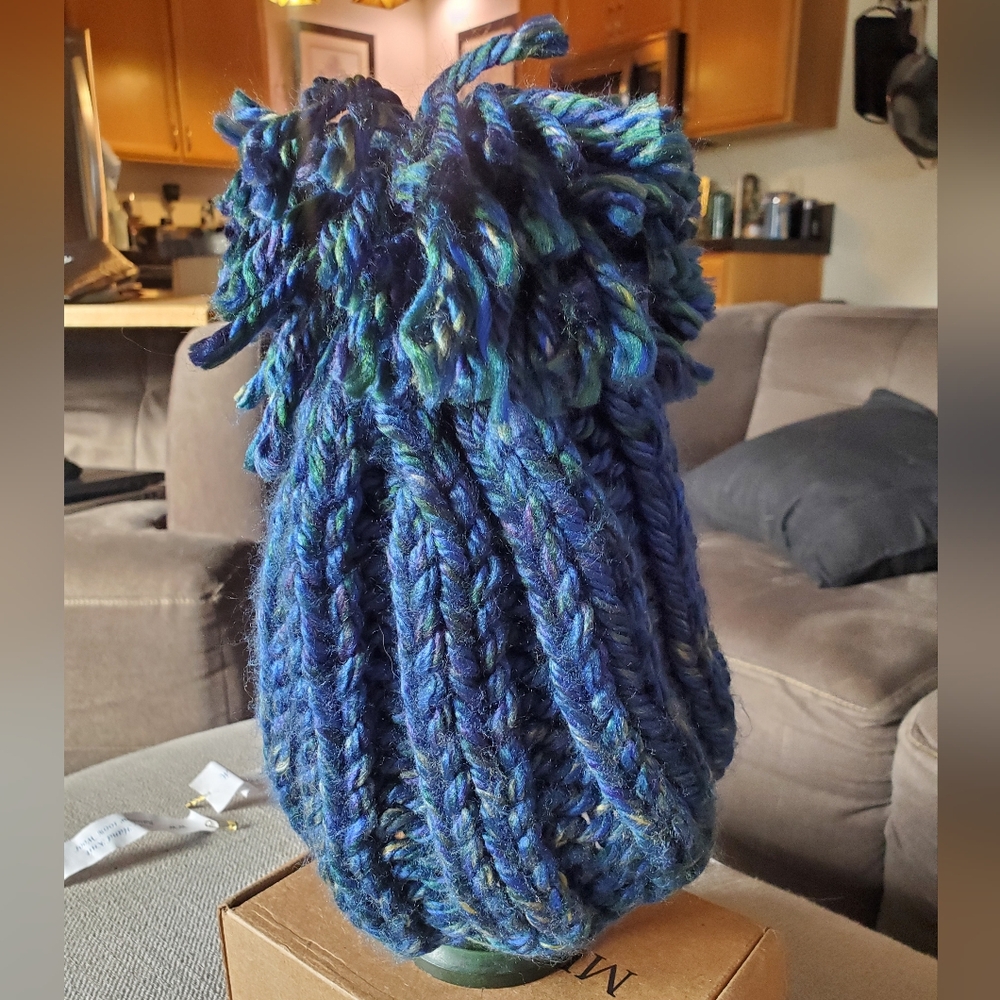 Hand Knit Hat - Small Adult or Older Child